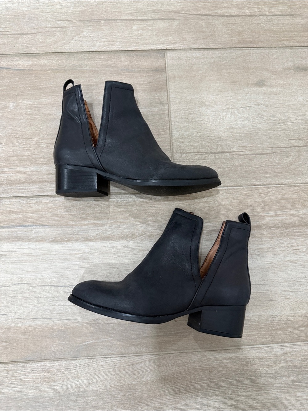 Jeffrey Campbell Black Chelsea Ankle Boots
